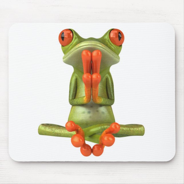 Zen frog mouse pad (Front)