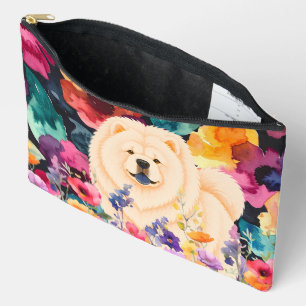 ZEN GARDEN Cream Chow - Large Accessory Pouch