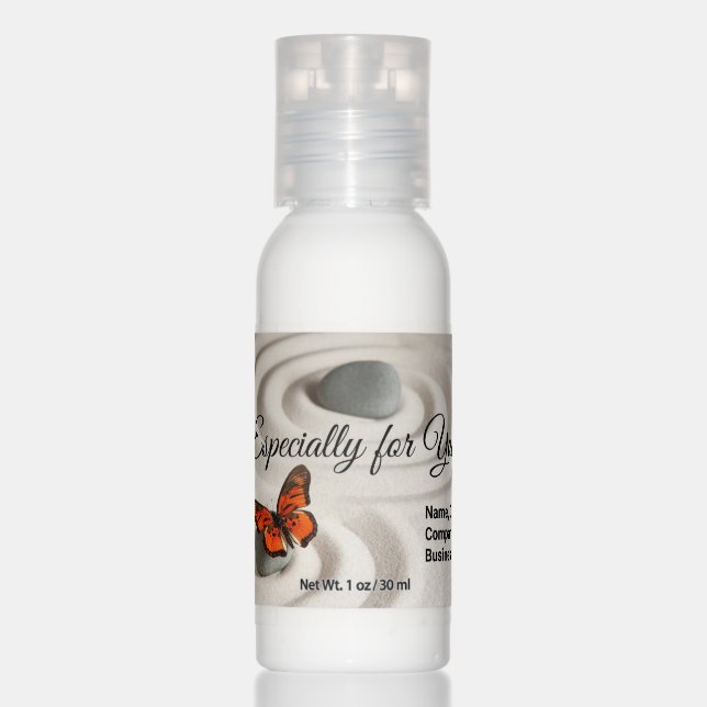 Zen Garden Design (12) Travel Bottle Set Hand Lotion (Front)
