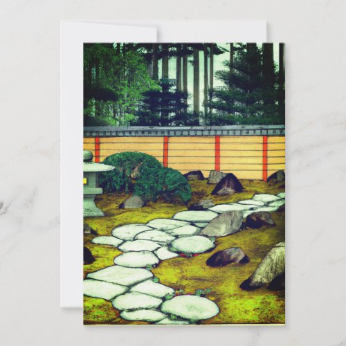 Zen Garden Holiday Card