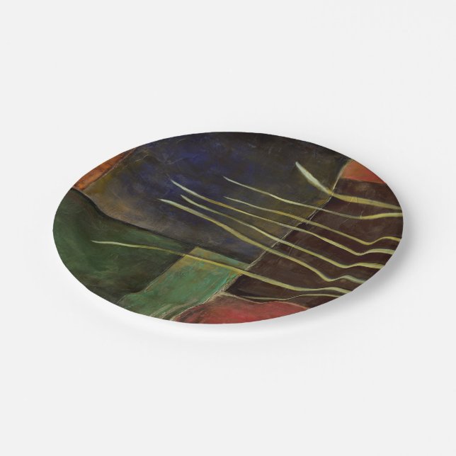 Zen Garden I Paper Plates (Angled)