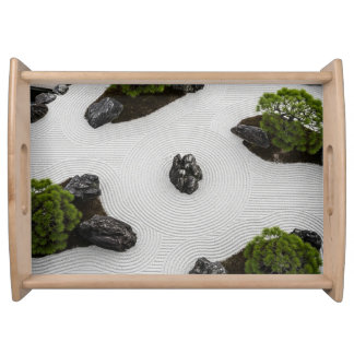 Zen Garden Illusion Mug / Plate - Japanese Landsca Serving Tray