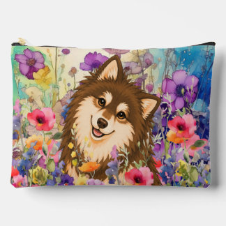 ZEN GARDEN Lapphund Brown - Large Accessory Pouch