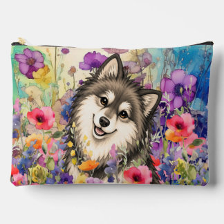 ZEN GARDEN Lapphund Sable - Large Accessory Pouch