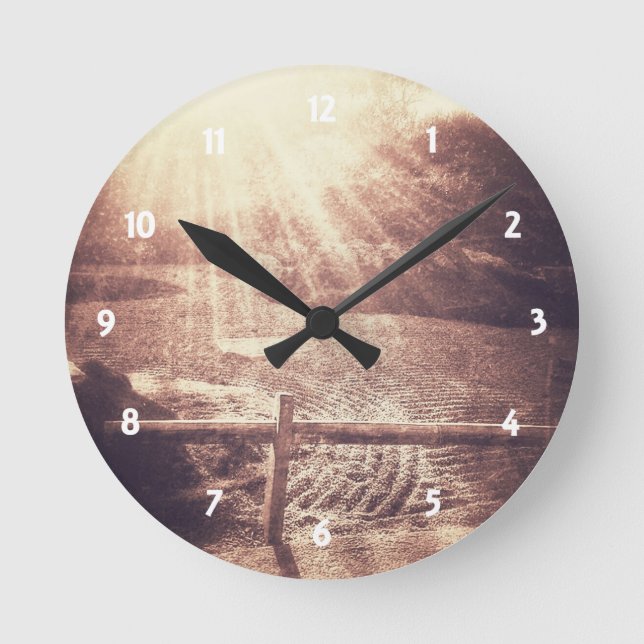 Zen Garden Round Clock (Front)