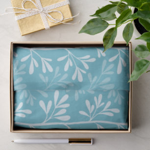 Zen Garden Stems Minimal Botanical Ocean Tissue Paper