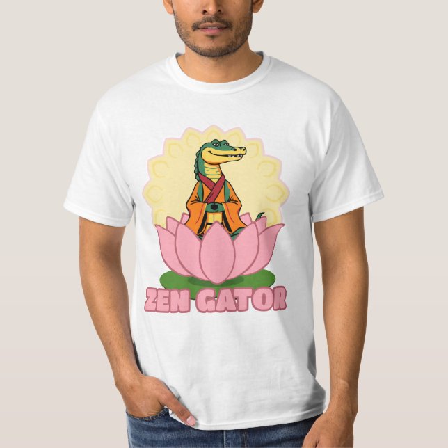 Zen Gator T-shirt design (Front)