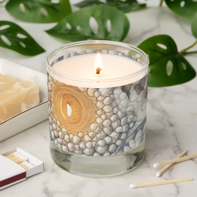 Zen Glow Scented Candle (Lit)