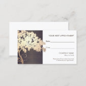 Zen Gold Branch Salon and Spa Appointment Card (Front/Back)