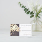 Zen Gold Branch Salon and Spa Appointment Card (Standing Front)