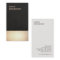 Zen Gold Glow Minimalist Faux Linen Business Card