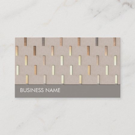 Zen Gold Pattern Business Card