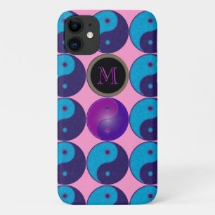 Zen initial yin-yang meditation iPhone 11 case