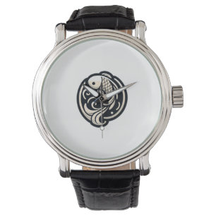 Zen Koi Fish Clock – Tranquil Minimalist Design Watch