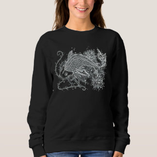 Zen Koi Fish Tattoo Sweatshirt