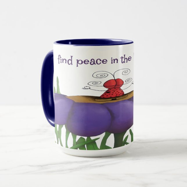 Zen Ladybug Mug (Front Left)