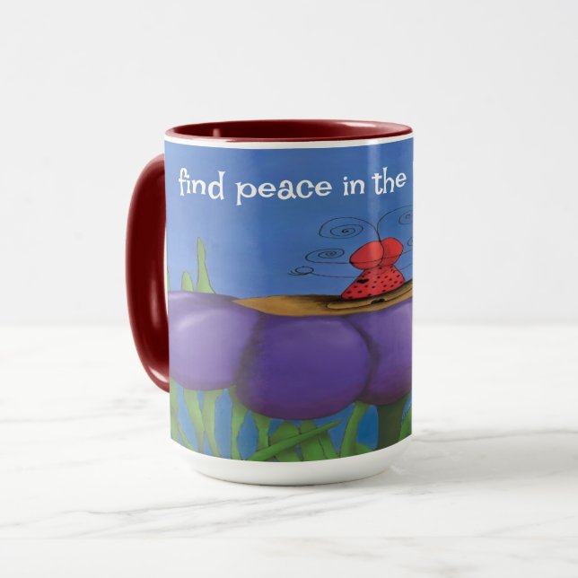 Zen Ladybug Mug (Front Left)