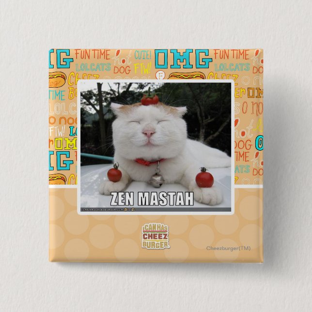 Zen Mastah Button (Front)