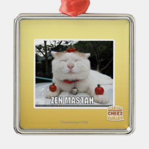 Zen Mastah Metal Ornament