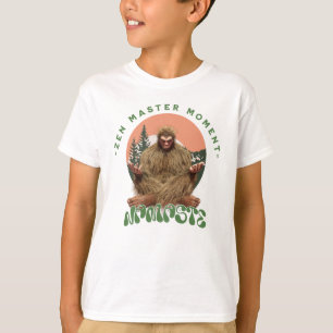 Zen Master Moment Namaste - Bigfoot Maditation T-Shirt