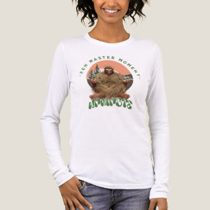 Zen Master Moment Namaste - Bigfoot Maditation Tri-Blend Shirt