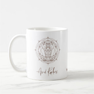 Zen Meditation Mandala And Relax Quote Name Coffee Mug