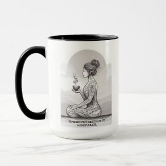 Zen & Meditation Themed mug gift for women 