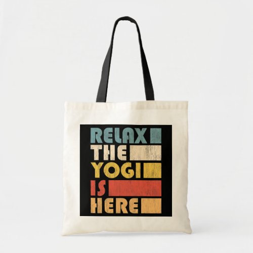 Zen Meditation Yoga Relax The Yogi Omm  Tote Bag