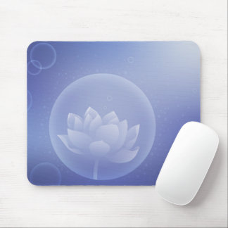 Zen Mindfulness Gift - Soft Lotus Flower Mouse Pad