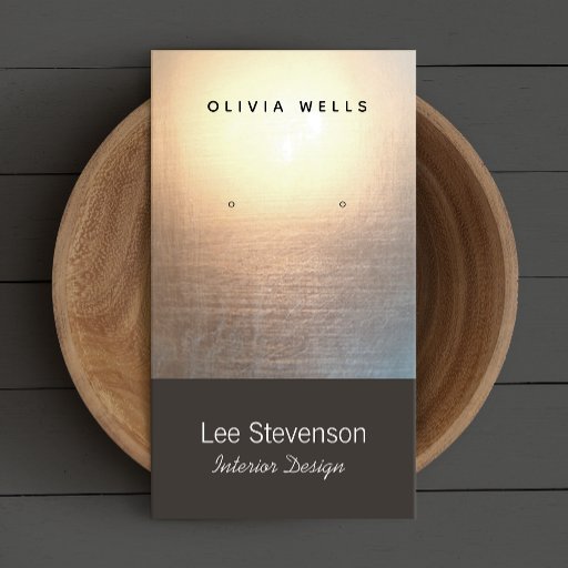 Customizable Zen Interior Designer Business Card