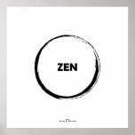 Zen Moment No.7 Poster at Zazzle