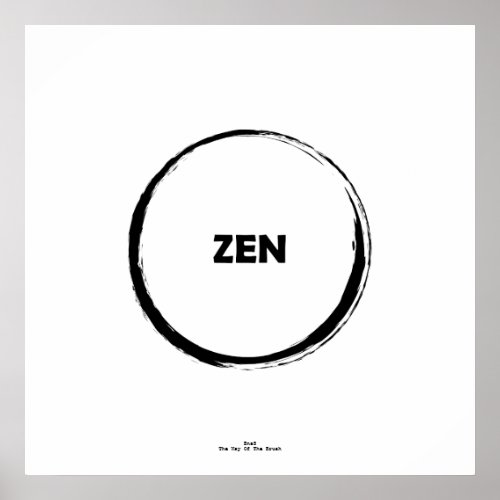 Zen Moment No7 Poster