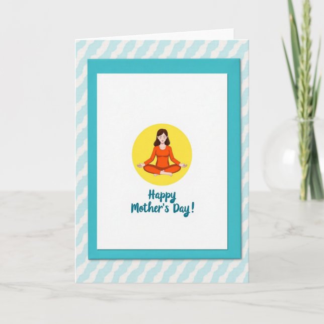 Zen Mothers Day Graphic Card (Front)