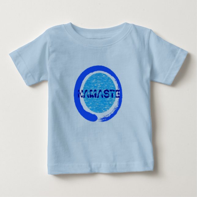 Zen Namaste - Baby Yoga Clothes T-Shirt (Front)