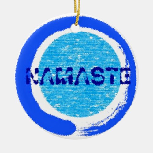 Zen Namaste _ Yoga Xmas Ornaments