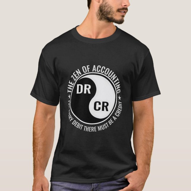 Zen Of Accounting Hoodie Funny Accountant Hooded T-Shirt (Front)