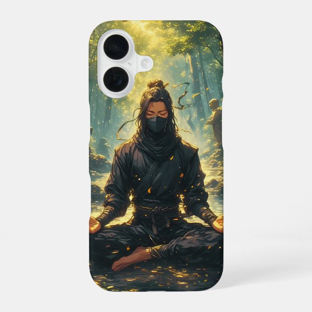 Zen of the Shadow Warrior Iphone Case (Back)
