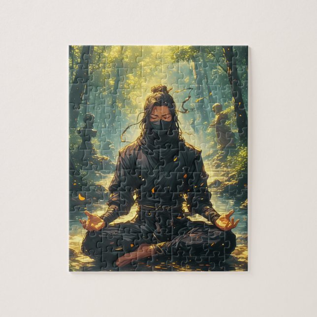 Zen of the Shadow Warrior Jigsaw Puzzle (Vertical)