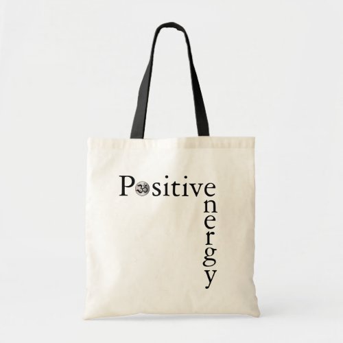 Zen Om Positive Energy Minimalist Tote Bag