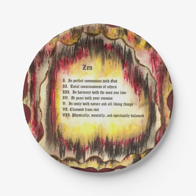Zen Paper Plates (Front)