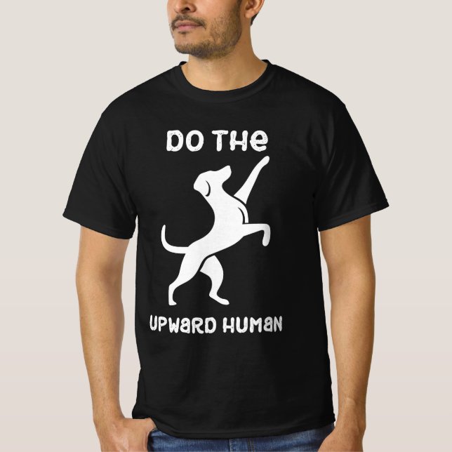 Zen Paws men's black t-shirt  (Front)