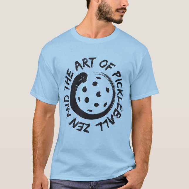 Zen Pickleball blue t-shirt (Front)
