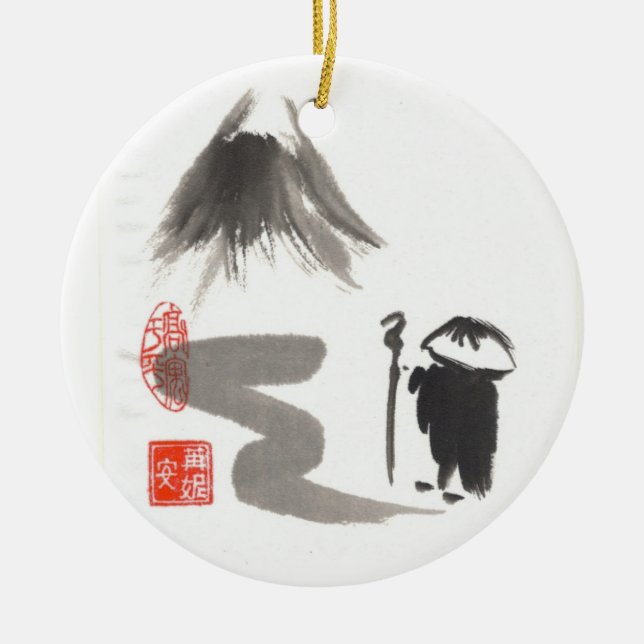 Zen Pilgrim Ornament (Front)