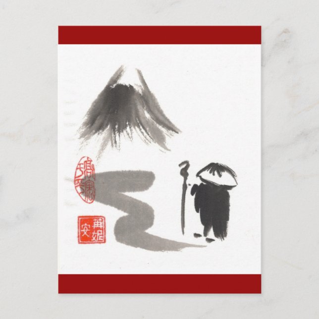 Zen Pilgrim Postcard (Front)