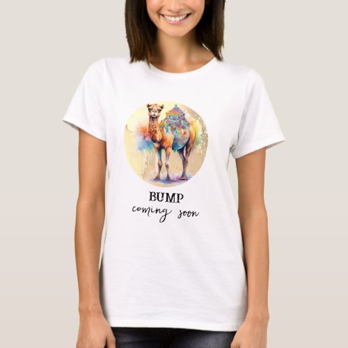  Zen Pregnancy Announcement  CAMEL SC5 T_Shirt