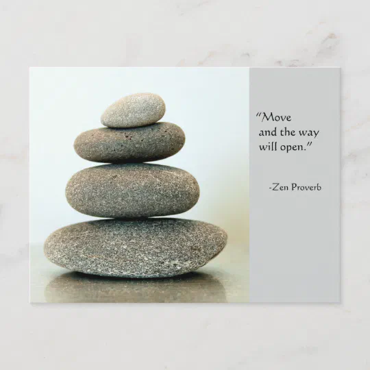 Zen Proverb Postcard