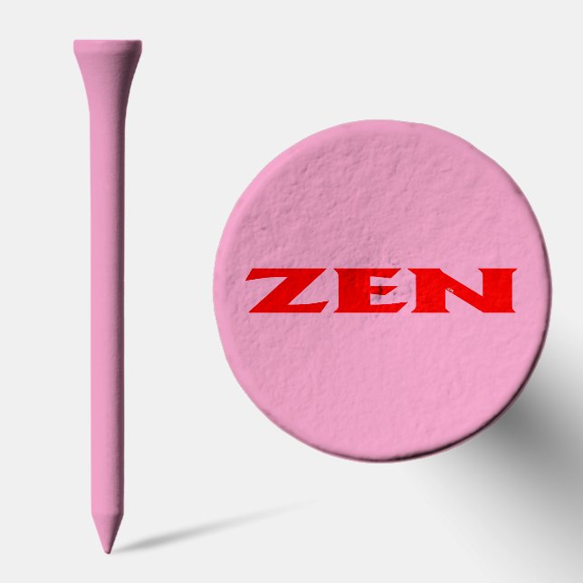 Zen red and pink golf tee top (Combo)