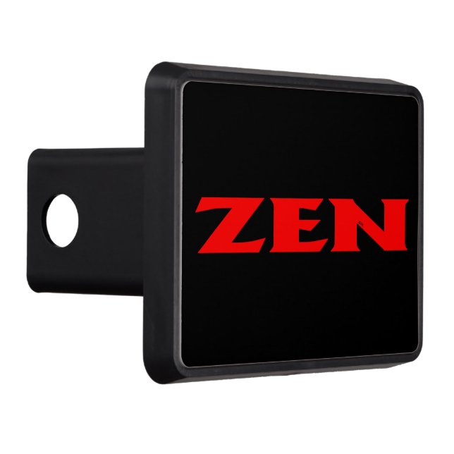 Zen red black hitch cover receiver (Right)
