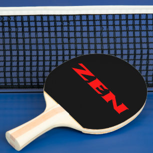Zen red black ping pong paddle