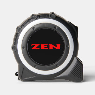 Zen red black yellow tape measure